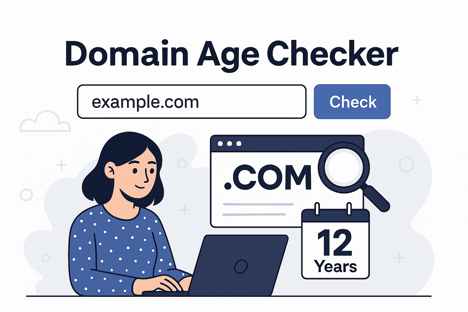 Domain Age Checker Illustration